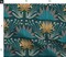 Floral Botanical Moody Wildflower Nature Garden Jewel Tone Custom Printed Fabric by Spoonflower Various Fabrics by the Yard or Fat Quarter